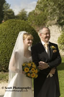 Peter Thompson, a Kent Toastmaster, at his daughter's wedding